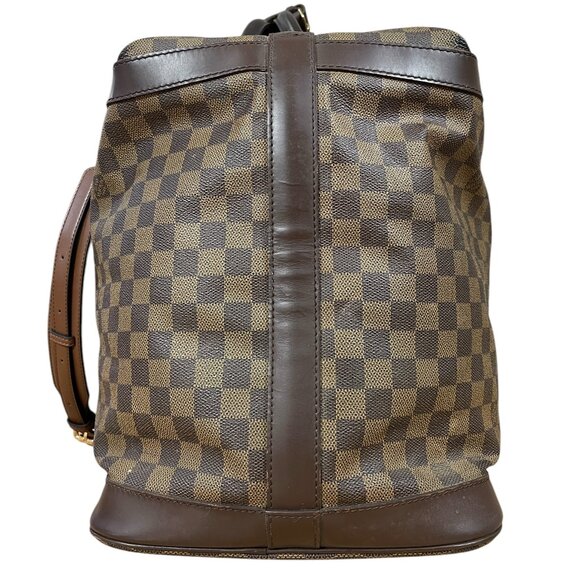 LOUIS VUITTON Grimaud Damier Ebene Travel Tote Square Travel Suitcase Gym Duffle - Picture 7 of 16